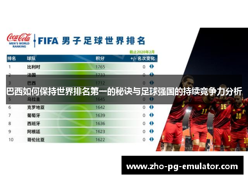 巴西如何保持世界排名第一的秘诀与足球强国的持续竞争力分析